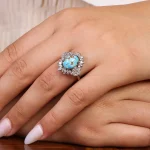 انگشتر فیروزه شجری زنانه کد 20940