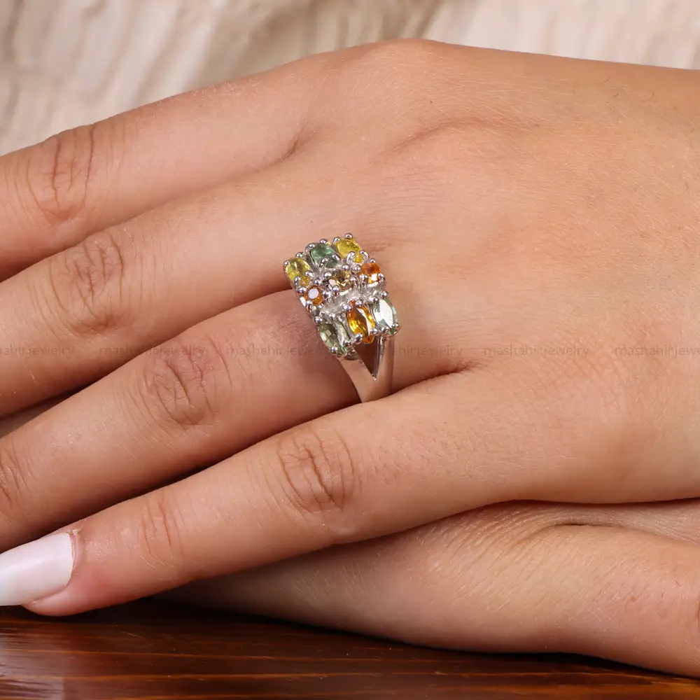 انگشتر میکس زنانه کد 20972