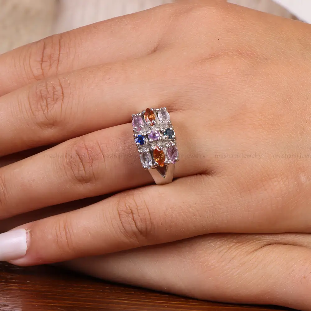 انگشتر میکس زنانه کد 20974