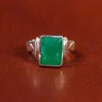 انگشتر زمرد مردانه کد 21034