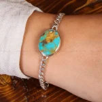 دستبند فیروزه کد 21094