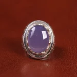 انگشتر عقیق سوسنی مردانه کد 21120