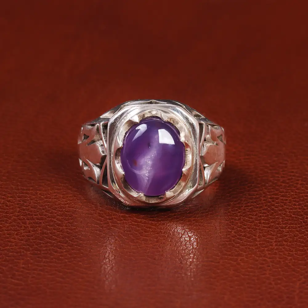 انگشتر عقیق سوسنی مردانه کد 21129