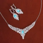 سرویس فیروزه زنانه کد 21141