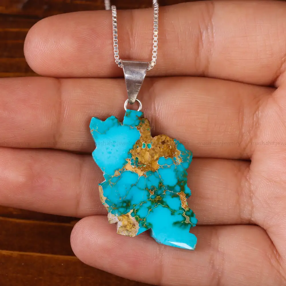 گردنبند فیروزه کد 21168