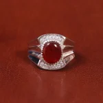 انگشتر عقیق یمن مردانه کد 21196