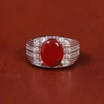 انگشتر عقیق یمن مردانه کد 21199