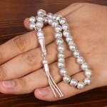 تسبیح نقره کد 21204