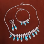 سرویس فیروزه زنانه کد 21207