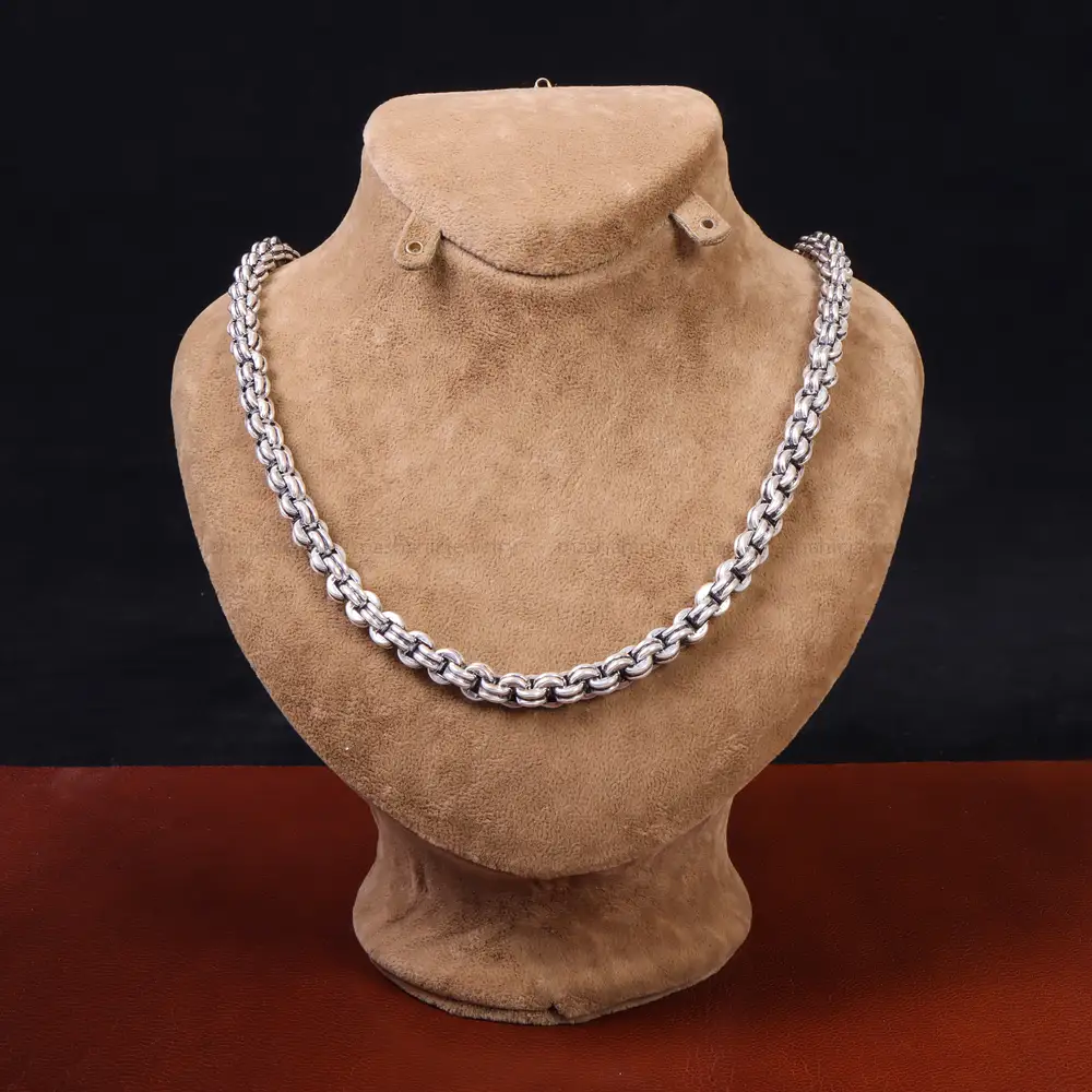 زنجیر نقره کد 21213