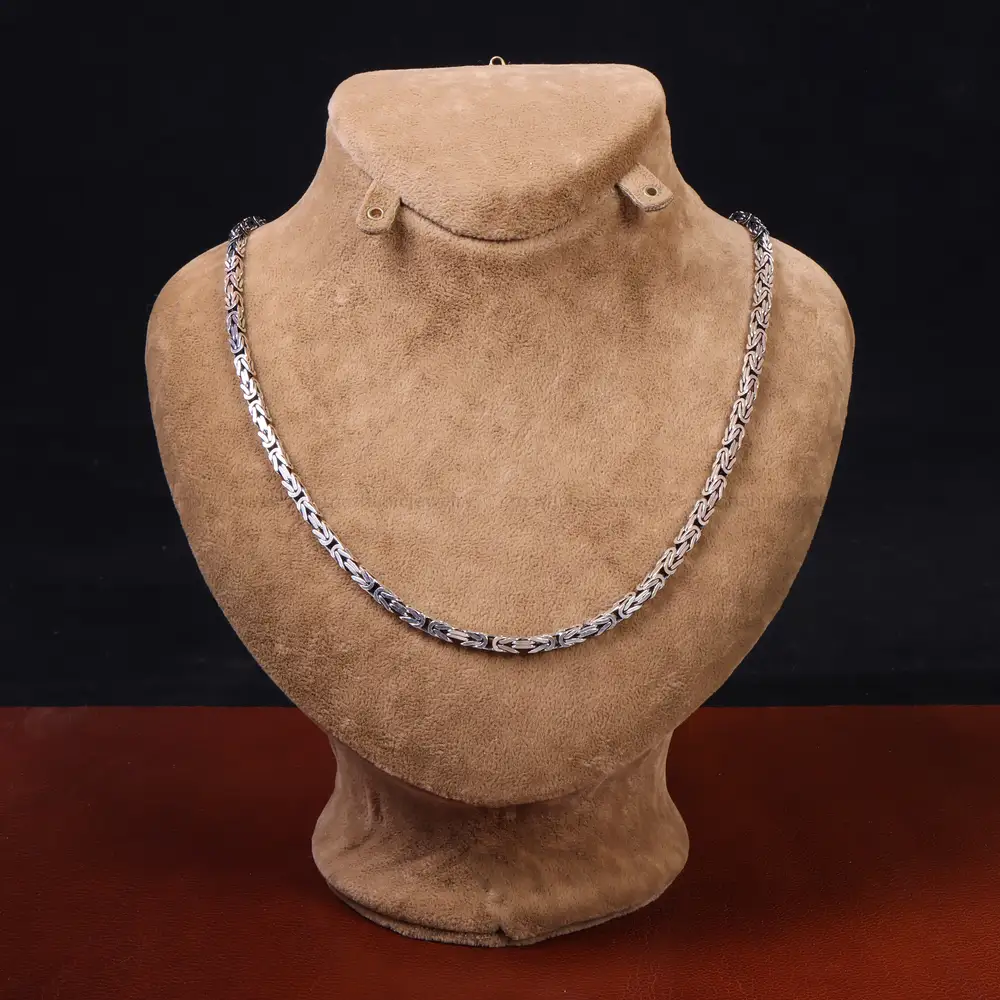 زنجیر نقره کد 21214