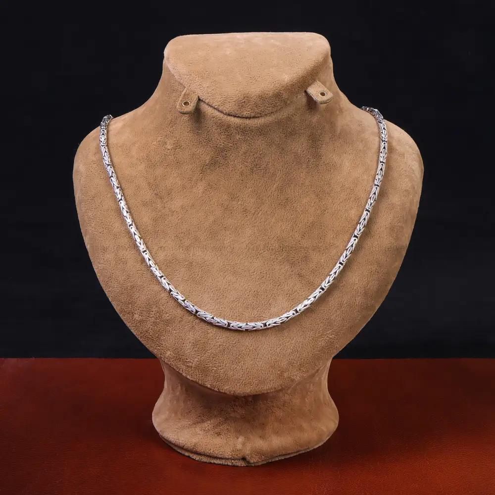 زنجیر نقره کد 21216