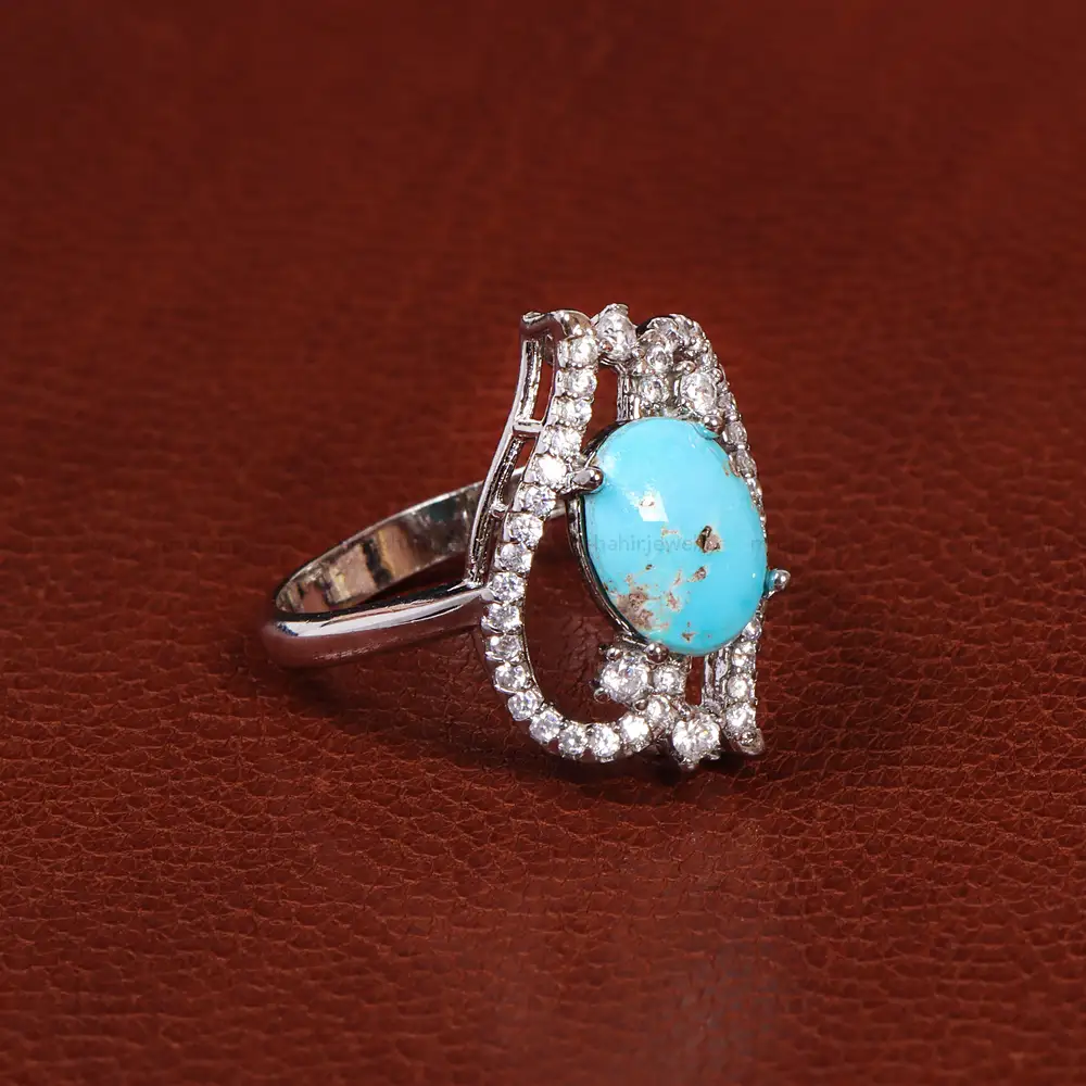 نیم ست فیروزه زنانه کد 21061