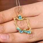 گردنبند فیروزه کوب کد 21201