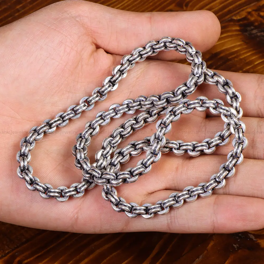 زنجیر نقره کد 21213