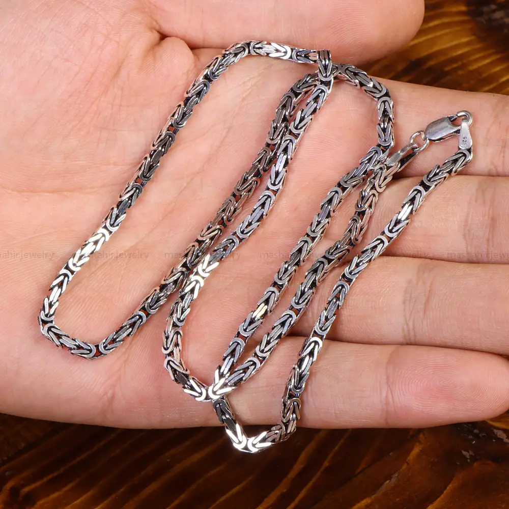 زنجیر نقره کد 21214