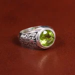 انگشتر زبرجد مردانه کد 21226