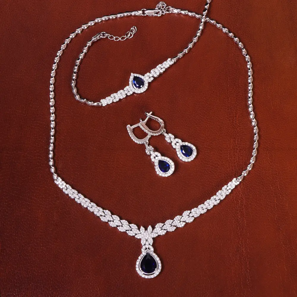 سرویس یاقوت کبود سنتاتیک زنانه کد 21281