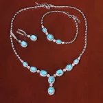 سرویس فیروزه زنانه کد 21287