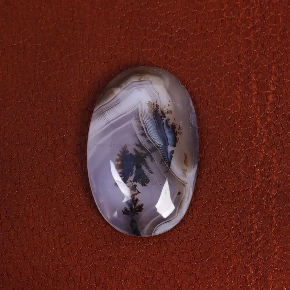 نگین عقیق شجر کد 21364