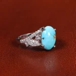 انگشتر فیروزه شجری زنانه کد 21464