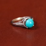 انگشتر فیروزه شجری زنانه کد 21583