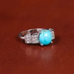 انگشتر فیروزه شجری زنانه کد 21595