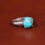 انگشتر فیروزه شجری زنانه کد 21605