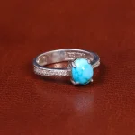 انگشتر فیروزه شجری زنانه کد 21612