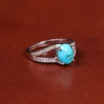 انگشتر فیروزه شجری زنانه کد 21613