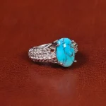 انگشتر فیروزه شجری زنانه کد 21628