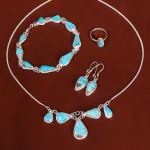 سرویس فیروزه زنانه کد 21729