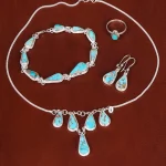 سرویس فیروزه زنانه کد 21730