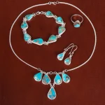 سرویس فیروزه زنانه کد 21732