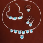 سرویس فیروزه زنانه کد 21736