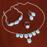 سرویس فیروزه زنانه کد 21738