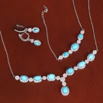 سرویس فیروزه زنانه کد 21744