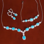 سرویس فیروزه زنانه کد 21746