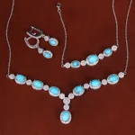 سرویس فیروزه زنانه کد 21747