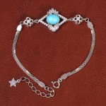 دستبند فیروزه زنانه کد 21751