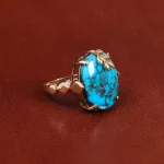 انگشتر فیروزه شجری زنانه کد 21827