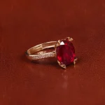 انگشتر یاقوت سرخ زنانه کد 21829