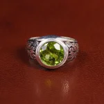 انگشتر زبرجد مردانه کد 21226