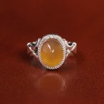 انگشتر عقیق یمن مردانه کد 21231