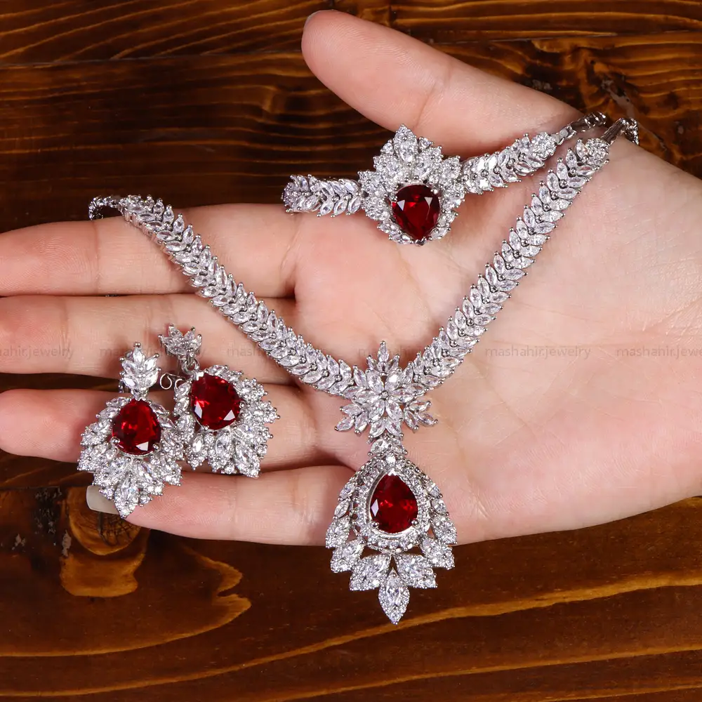 سرویس طرح یاقوت سرخ زنانه کد 21283