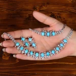 سرویس فیروزه زنانه کد 21284