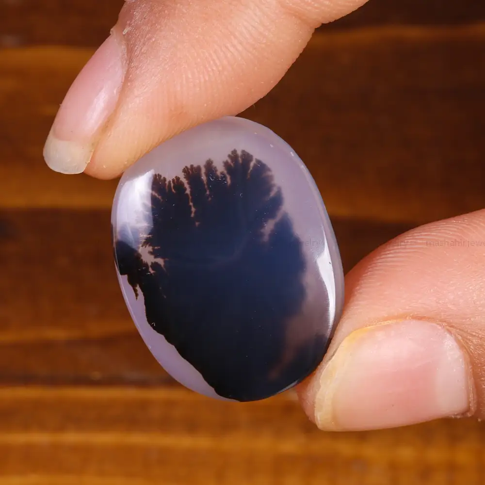 نگین عقیق شجر کد 21366