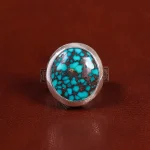 انگشتر فیروزه شجری مردانه کد 21683