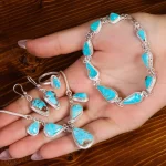 سرویس فیروزه زنانه کد 21729