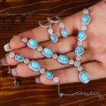 سرویس فیروزه زنانه کد 21747